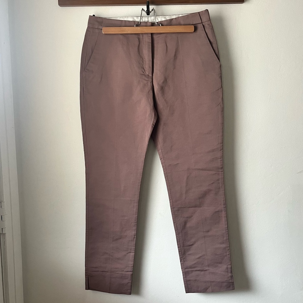 Nina Ricci pastel pink silk pants trousers